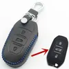 FLYBETTER Echtes Leder Smart-Remote-Key Fall Abdeckung Für Peugeot 30085082008 Für Citroen C4LDS6C6DS5 Auto Styling L804566587
