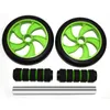 Fabrika Doğrudan Twowheel Karın Karın Fitness Ekipmanı Dev Tekerlek Ab Roller Abdominal Egzersiz Karın Tekerlek Maddesi Blueegreen67152541295