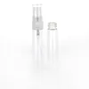 10ml Mini Refillerbar Clear Glass Parfym Prov Tom Flaska 10cc Kosmetisk Pump Atomizer Flaskans rör LX1178