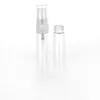 10 ML Mini Nachfüllbare Klarglas Parfüm Probe Leere Flasche 10 CC Kosmetische Pumpe Zerstäuber Fläschchen Rohr LX1178