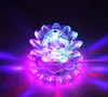 Lotus Effect 라이트 자동 회전 11W LED RGB Crystal Stage Light Light Light 51pcs 홈 장식용 비드 램프 DJ 디스코 바 선물