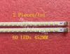 Freeshipping 2 Pieces LJ64-03567A LTA400HM08 LED Bakgrundsbelysning Sled 2011SGS40 5630 60 H1 REV1.0_CORE 60 LED 452mm