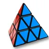 Pyramid Form Magic Cube Ultra-Smooth Speed ​​Magico Cubo Twist Puzzle DIY Educational Toy för barn Kids 60st