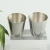 4pcs/set 30ml stainless steel camping coffee cup outdoor portable small water cup Travel Barware Accessories wen5053