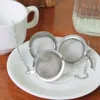 1pcs Stainless Steel Sphere Locking Spice Tea Ball Strainer Mesh Tea Infuser Filter Herbal Ball Tea tools Promotion