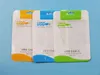 Bolsas de plástico branco de plástico branco Opp embalagem com zíper de bloqueio Acessórios para pacote de pvc
