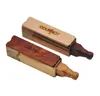 New pure handmade wooden pipe telescopic single hole cigarette holder cigarette holder RAW pipe