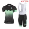 Sommar Scott Kvinnor Cykling Jersey Bib / Shorts Set MTB Bike Kläder Andningsbara Cykel Kläder Kort Maillot Culotte Y21031911