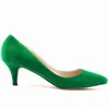 ブランドデザイナー - チャウソーのファムZapatos Mujer Hot Womens Faux Velve Flock Party Pland PumpsハイヒールセクシーパーティーシューズサイズUS 4-11 D0060