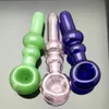 Tubos de vidrio Cachimba soplada para fumar Fabricación Bongs soplados a mano Pipa de calabaza de color