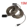 SuperSpeed USB 2.0 Verlengkabel 5M/10M/15M/20M Repeater Man-vrouw M/F Ingebouwde IC Dual Afscherming Hoge Kwaliteit