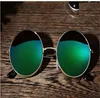 Sekinew Men Kvinnor Retro Vintage Round Mirrored Solglasögon Eyewear Outdoor Sports Glasses Driver Glasögon