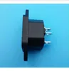 10Pcs AC250V/10A IEC320 C14 Male 3Pin Chassis Panel Mount Power Socket