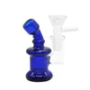 5.67 Inch Thick Pyrex Recycler Heady Breaker Bong Pipes 14mm Female Mini Glass Oil Rigs Bongs Water Pipes Smoking Accessories free shipping