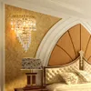 Moderno Cristal Crown Golden Crown Quarto Cama de Parede Luzes Corrida Corredor Espelho Front Wall Sconces Varanda Corredor Lâmpadas de Parede