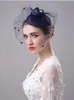 Chat de mariage antique antique européenne et américaine pour femmes ornements de cheveux Banquet coiffeur linge net yarn pêtième nuptial chapeau 75775054870754