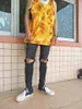 high quality 2017 New Arrival CosMaMa brand mens printed designer korean fashion slim skinny biker casual jeans S913