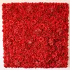 人工シルクの花の壁のバラの牡丹あじさいの混合結婚式の背景芝生/柱道路のリード市場の装飾10pcs /ロット