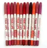 Make-up 12 Farben/Set Wasserdicht Lip liner Bleistift frauen Professionelle Langlebige Kosmetische Werkzeuge P14002