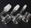 4mm Kalın Düz Üst XL Kuvars Banger Çivi Kadın Erkek 10mm 14mm 18mm 45/90 derece Domeless Kuvars Çivi Yağ Rig Bongs