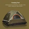 4 persone avventura doppio strato impermeabile famiglia campeggio tenda da spiaggia escursionismo all'aperto pesca caccia accessori da viaggio viaggio