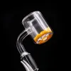 Termisk Banger Missfärgningssand 100% Quartz Banger hink med 10mm 14mm 18mm Hane Dubbel Quartz Nagel för oljeriggar Glas Bong