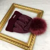 Pom Beanie Autumn and Winter Plus Velvet Warm Hat Ladies Fashion Classic Sticked Dome Curling Hats77231031610618