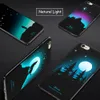 Luminous Cover Case for iPhone 8 Plus Glow in the Dark Relief Painting Fluorescent Color Changing Hard PC Case Slim Protective Back Shell