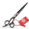 75 polegada Dragão Roxo Canhoto Pet Grooming Tesoura Cão Gato Tesoura Reta Tesoura De Corte De Cabelo De Cachorro Corte Grande Cão Tools1068148