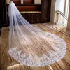 2020 Lace Bridal Veils Two-Layer Blush Face Wedding Hair Accessories Custom Made 3D Floral Flowers Wedding Veils 7 Styles