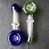Snowflake pipe Wholesale Glass bongs Oil Burner Glass Water Pipes Rigs Smoking Free