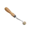 Hookah Smoking Manual Wheel Foil Poker Puncher With Wood Handle Foil Piercing Tool Foil Puncher ChiCha Hookah Accessories