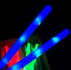 Multi Kleurrijke 7 Modi LED Knipperende Nachtlamp Lamp Glow Wand Sticks + Strap Birthday Christmas Party Festival Camp Gratis verzending