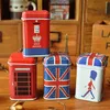 Free ship!1lot=24pc!London style storganizer boxes,tin box,storage case,household goods,storage container/pencil case