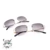 315 Hommes Lunettes de soleil Femmes Style sans monture Pilote Choix coloré pour l'été Carter Lunettes Super Qualité Gros Lunettes Décoration Shad