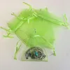 100pcs/lot Organza Bags Jewelry Packaging Bags Wedding Party Decoration Drawable Bags 7*9 cm Gift Pouches