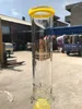 New design of 21 inch yellow big stick tree fork drill bong smoker tobacco tobacco oil with 19mm bowl and delivery5361868