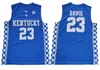 Mens Kentucky Wildcats College Basketball Jerseys 14 Tyler Herro 3 Edrice Adebayo 0 Fox 1 Devin Booker 11 John Wall 12 Towns 15 DeMarcus Cousins Anthony Davis Shirts