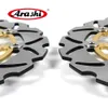 Arashi Front Bakroms Rotorer Diskskivor för Suzuki GSX750F 1998 1999 2000 2001 2002 2003 GSX750 750F SV650 RF600R