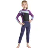 25MM long sleeve diving suit for boy girls children surfing stinger suits snorkeling uv protection bask in wear dive skin winter 4546478