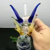 Multi couleur spirale bangs d'eau en verre Panlong Vente en gros bangs en verre Tuyaux de brûleur à mazout Tuyaux d'eau Rigs de pétrole fumer, l'huile.