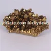 35mm-50mm Random Size Freeform Broken Tips Gold Titanium Coated Crystal Cluster Quartz Drusy Geode Gemstone Collection Specimen Display 1Pc