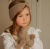 Bohemia Fashion Infant Baby Gestrickte Stirnbänder Mädchen Haarbänder Kinder Knoten Haarschmuck Kinder Headwraps 9 Farben