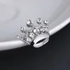 Mode Mini Brosch Pins Crown Shape Broscher för Lady Alloy Broscher 12st / Lot FBR002