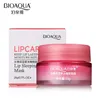 BIOAQUA Marca Morango Lábio Máscara de Dormir Esfoliante Cuidados Com A Pele Lábios Bálsamo Hidratante Nourish Lip Plumper Creme Hidratante 20g