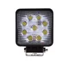 Pampsee 2PCS 4INCH 27W 2000LM 2000K LED ضوء العمل بقعة الفيضانات بالقرب من مصباح العمل الصفراء لمبة القيادة الصفراء لجرارات الطرق الوعرة