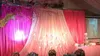 3 * 6m bröllopsfest scen firande bakgrund satin gardin drape pelare tak bakgrund äktenskap dekoration slöja wt079