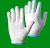 Groothandel nylon handschoenen antislip kangli arbeid verzekering verdikking voet zware witte stofvrije slijtvaste beschermende handschoenen 60pair