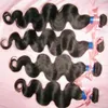 goedkoop Onverwerkte Body Wave Braziliaanse Virgin Menselijk Haar Weave WEOFTS 3PCS / 300G