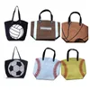 2018 Bambini bianco baseball Imballaggio di gioielli Vuoti tela Borse sportive Borsa da baseball Softball Tote Bag per bambini Tote Handbag FEE DHL